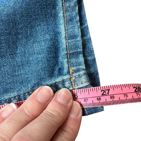 Everlane Mid-Rise Skinny Ankle Jean Mid Blue - Picture 9 of 9